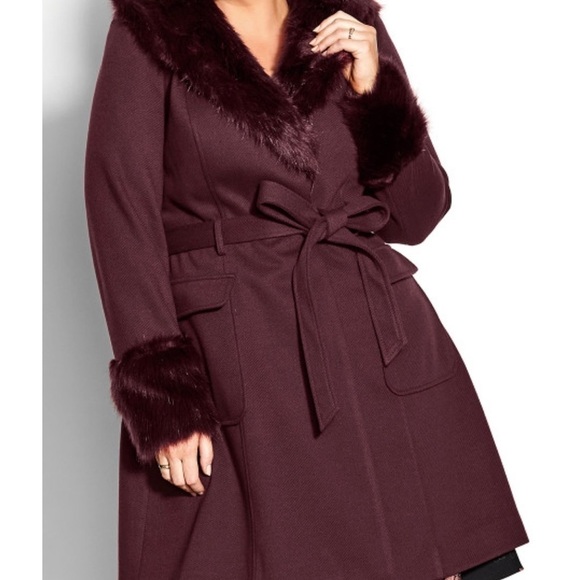 Make Me Blush Coat -
bordeaux - Picture 8 of 10